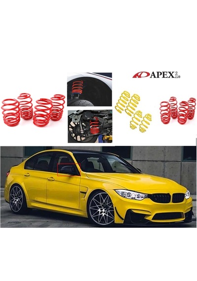 Bmw F30 2012-2019 3.18 Motorlara Uyumlu Apexi 4.5cm Spor Yay