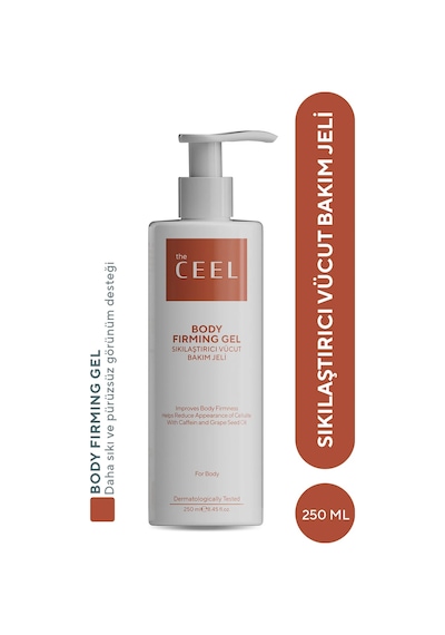 The Ceel Kafein & Üzüm Çekirdeği Yağı Sıkılaştırıcı Vücut Bakım Jeli 250 ML