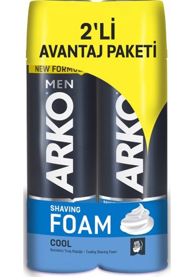 Arko Men 2'li Köpük Cool Avantaj Paket 200 Ml+200 Ml 4 Adet
