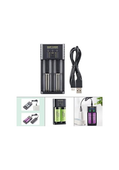 Ayrex Greentech Akıllı Pil Şarj Cihazı Lityum Iyon + Ni Mh + Ni Cd Piller/gt-bc06