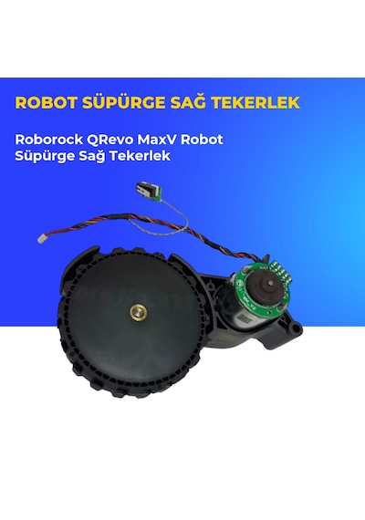 Roborock Qrevo Maxv Robot Süpürge Sağ Tekerlek