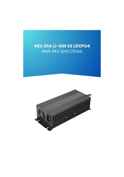 48v Lifepo₄ Batarya İçin 58.4v 20a Uzun Ömürlü Akıllı Şarj Aleti