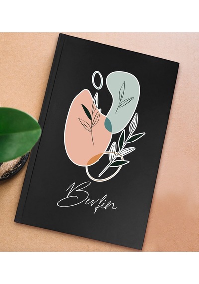 Bk Gift Kişiye Özel İsimli Sert Kapaklı Siyah Lastikli Defter , Arkadaşa Hediye, Yeni İş Hediyesi, Doğum Günü Hediyesi-12