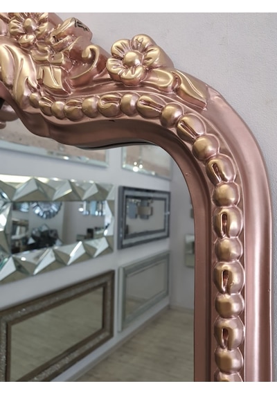 Ayna Denizi Princess Great Copper Gold Model Rose Gold Altın Renk Dekoratif Boy Aynası Altın - Rose Gold