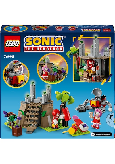 LEGO® Sonic the Hedgehog™ Knuckles ve Master Emerald Tapınağı 76998 – 8 Yaş ve Üzeri Çocuklar İçin Yaratıcı Oyuncak Yapım Seti (325 Parça)