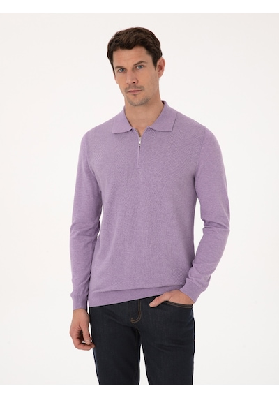 Cacharel Mor Regular Fit Kazak Pembe