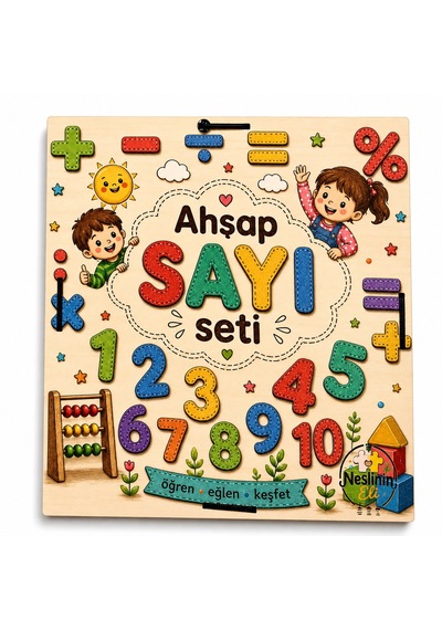 Ahşap Sayı Seti
