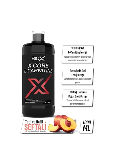 L - Karnitin 3000 Mg - Şeftali Aromalı 1000 Ml 33 Servis L - Carnitine