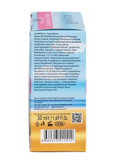 Rosemix - 314 - - Gül Yağlı Güneş Koruyucu Losyon +50 Spf + - 2 Adetlik - Muratech - Set Ürün