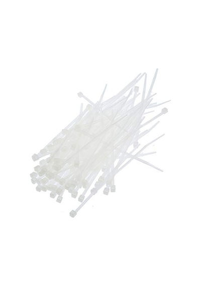 Dayanıklı Beyaz Kablo Bağları 100 X 2.5 Mm 50 Adet