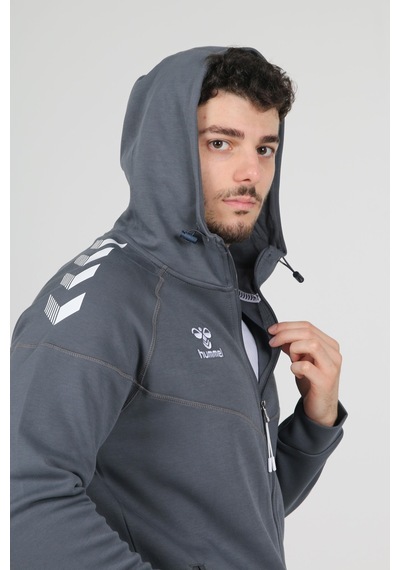 Hummel Armin Pro Pamuklu Sweatshirt Antrasit