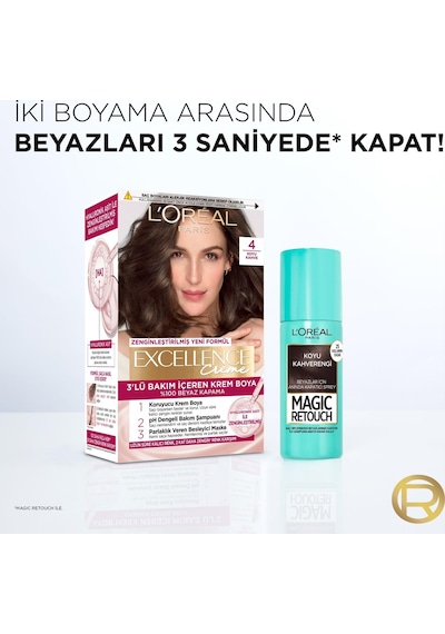 Magic Retouch Beyaz Dipleri Kapatıcı Sprey 75 Ml - Siyah