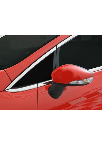 S-Dizayn  Ford Fiesta Krom Cam Üst Çıtası 8 Parça 2009-2017