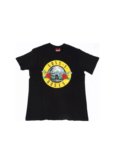 Guns N' Roses Logo Tişört Siyah Çok Renkli