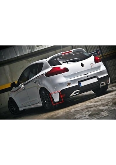 Renault Megane 3 2009-2016 Spoiler-fiber-astarlı-boyasız