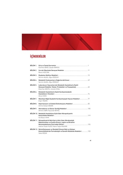 Laboratuvar Hayvanlarında Metabolik Hastalıklarla İlişkili Deneysel Modeller İlkeler, Protokoller Ve Fizyopatoloji
