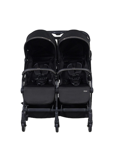 Prego 2236 London İkiz Bebek Arabası - Siyah