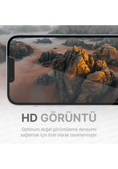 İphone 16e, 14, 13 Pro, 13 İçin Kolay Kurulum Kitli Takılırken Camın Altında Kesinlikle Toz Bırakmayan Ekstra Gü