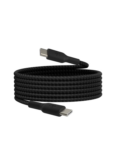 Boostcharge 6.6ft Braided Usb-c To Usb-c Cable For İphone 16, İphone 16 Pro, İphone 16 Pro Max, İphone 16 Plus, İphone 15, Galaxy S24, S23, Note10, Pixel 9, Pixel 8, İpad Pro & More - Black Boostcharge 6.6ft Braided Usb-c To Usb-c Cable For İphone 16, İphone 16 Pro, İphone 16 Pro Max, İphone 16 Plus, İphone 15, Galaxy S24, S23, Note10, Pixel 9, Pixel 8, İpad Pro & More - Black