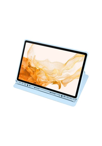 Galaxy Uyumlu Tab S9   Plus Kılıf Termik Kalem Bölmeli Dönebilen Standlı Kılıf