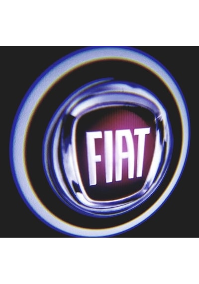 OtoÇizgi Fiat Pilli Yapıştırmalı Kapı Altı Led Hayalet Logo Mesafe Sensörl N11.6084 OtoÇizgi