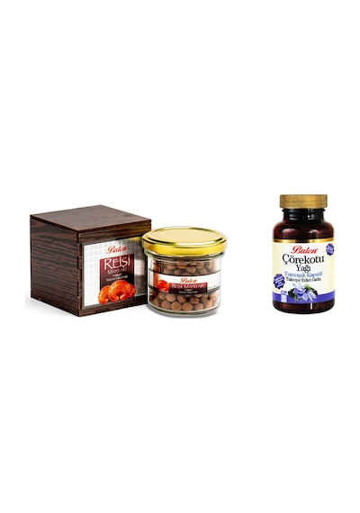 Balen Reishi (Ganoderma)+çörekotu Yağı Kapsül(Soğuk Pres)