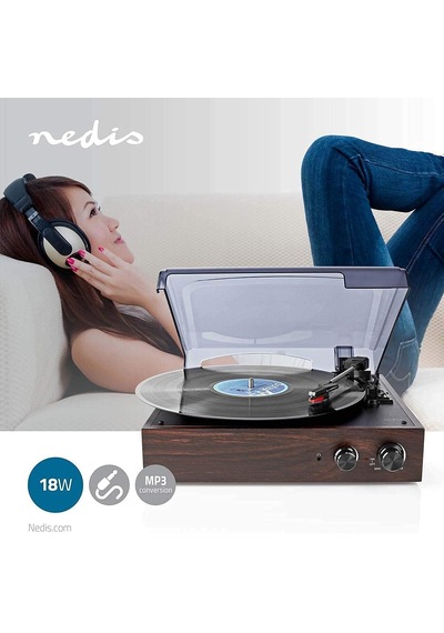 Wood Retro Turntable