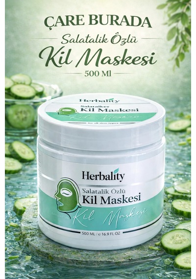 Salatalık Özlü Kil Maskesi 500 Ml
