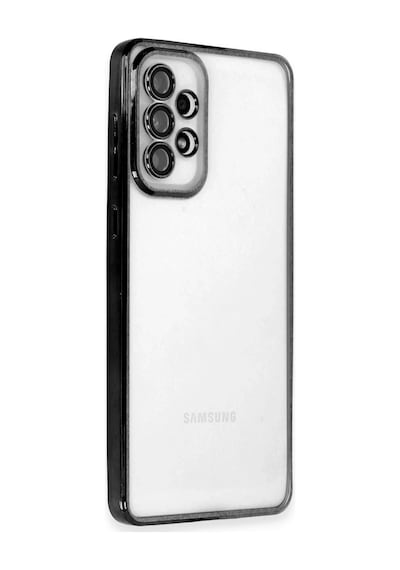 Samsung Galaxy A53 5g Kılıf Razer Lensli Silikon - Siyah 0.2M-Çok Renkli