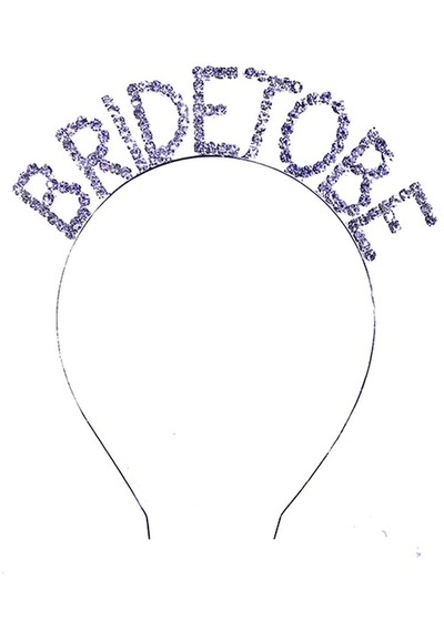 Kristal Taşlı Gümüş Renk Bride To Be Gelin Tacı Çocuk