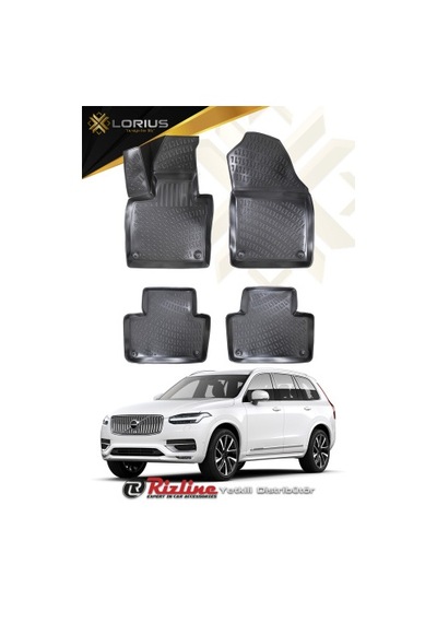Rizline Volvo Xc90 2018 Sonrası Hybrid 3D Havuzlu Paspas