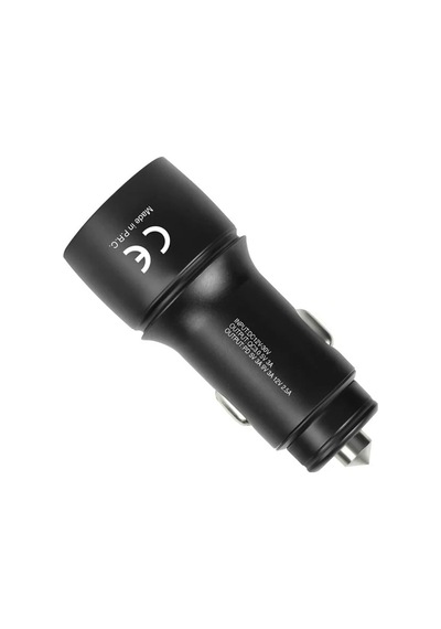 Cc36 30w Pd + Qc 3.0 Çift Çıkışlı Metal Araç Çakmaklık Hızlı Şarj Kablolu Set