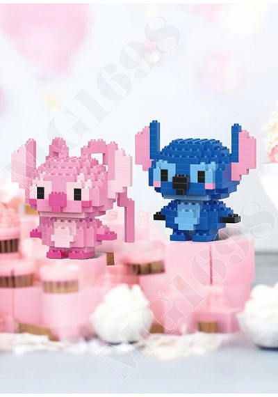 Stitch Ve Angel 3d Yapboz 2'li Seti
