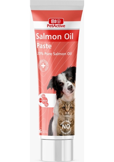 Bio Petactive Salmon Oil Paste Kedi Ve Köpek İçin Somon Yağı Macun 100 Ml.