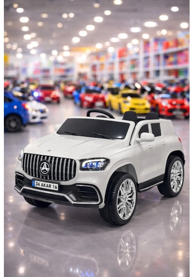 Miracle 12v Uzaktan Kumandalı Akülü Araba Suv Model Çocuk Arabası Beyaz