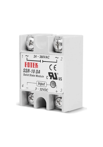 SSR-10DA SSR Röle 10A AC 24-380V Tek Fazlı Solid State Röle Elektronik Anahtar