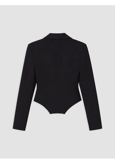 Lcw Vision Siyah Asimetrik Kesim Kadın Blazer Ceket