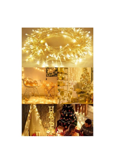 Waldern 50'lik Sarı Adaptörlü Rgb Led Işık 3,5 Metre Diğer