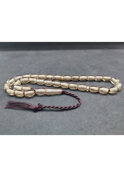İri Boy Tam 34 Gr. Eski İran Necef Bağa Sertifikalı 10088 İsk100 Açık Gri
