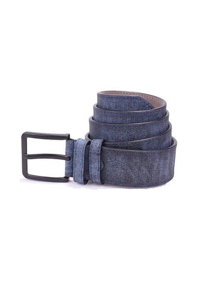 Dagoster DMK26-458 Lacivert 4.5 CM Suni Deri Erkek Kemer Lacivert