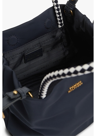 Tommy Hilfiger Th Marına Bucket Nylon Kadın Mavi Çanta - Aw0aw18831