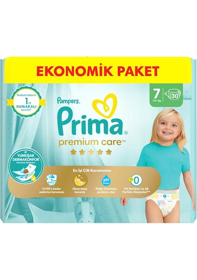 Prima Premium Care Bebek Bezi Beden:7 15+kg Xxx Large 90 Adet