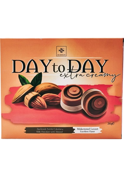 Day To Day Bademli Sütlü Çikolata 210 Gr