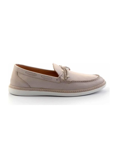 Bambi Bej Leather Erkek Loafer Ayakkabı E01304020343 Bej