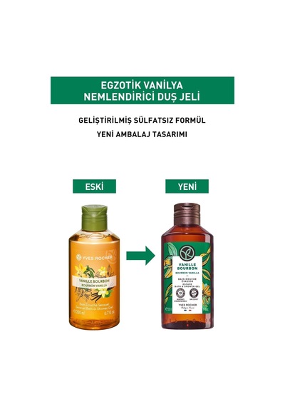 Yves Rocher Nemlendirici Duş Jeli - Egzotik Vanilya - 200ml-13444 Diğer
