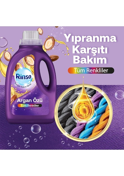 Sıvı Çamaşır Deterjanı Komple Bakım Serisi Argan Özü Tüm Renkliler İçin 1.5 L