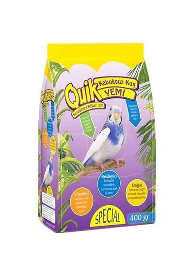 Quik  Kabuksuz Muhabbet Kuşu Yemi  400 Gr