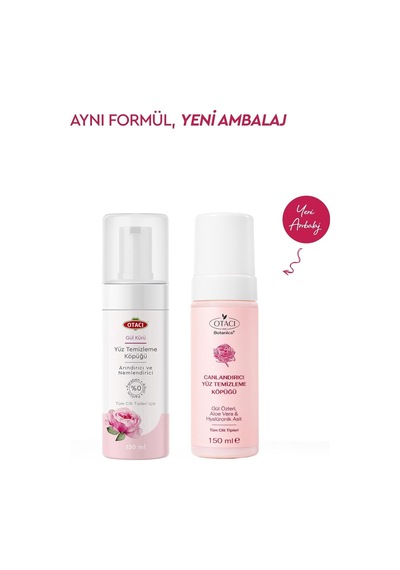Tr Canlandırıcı Yüz Temizleme Köpüğü - Gül, Aloe Vera Ve Hyalüronik Asit