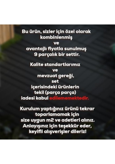 1177 Bahçe Balkon Teras Banyo Paspası 9lu Zemin Karosu Latte Genel