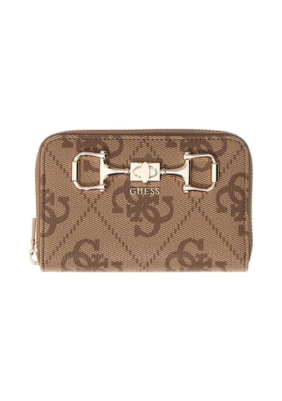 Guess Janie Logolu Orta Boy Fermuarlı Kadın Kahverengi Cüzdan Swos9924140-ltl T/u